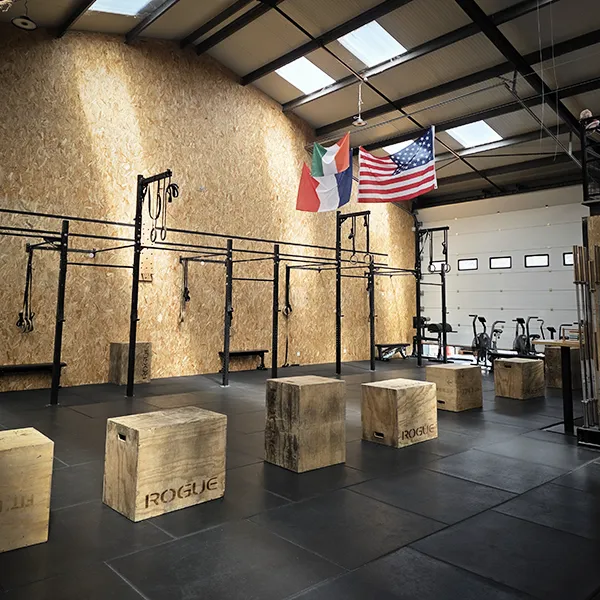 Plateau d'entraînement de la box CrossFit Munera à La Teste-de-Buch